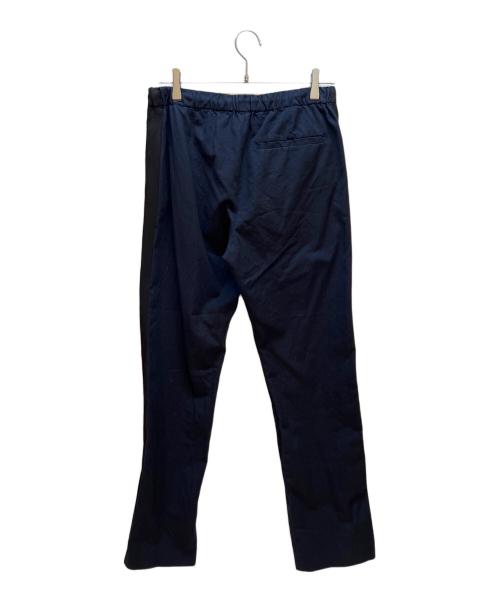 DRIES VAN NOTEN（ドリスヴァンノッテン）DRIES VAN NOTEN (ドリスヴァンノッテン) イージーパンツ ネイビー×ブラック サイズ:48の古着・服飾アイテム