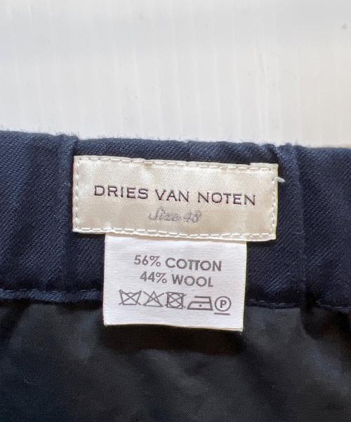 DRIES VAN NOTEN（ドリスヴァンノッテン）DRIES VAN NOTEN (ドリスヴァンノッテン) イージーパンツ ネイビー×ブラック サイズ:48の古着・服飾アイテム