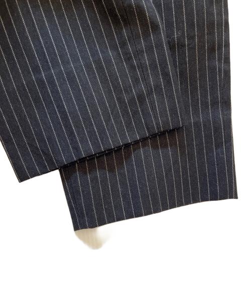 JIL SANDER（ジルサンダー）JIL SANDER (ジルサンダー) ストライプパンツ ブラック サイズ:46の古着・服飾アイテム