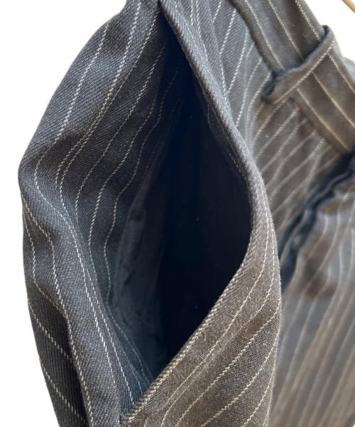 JIL SANDER（ジルサンダー）JIL SANDER (ジルサンダー) ストライプパンツ ブラック サイズ:46の古着・服飾アイテム