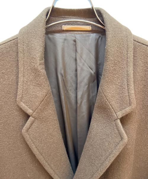 COMME des GARCONS HOMME（コムデギャルソン オム）COMME des GARCONS HOMME (コムデギャルソン オム) ウールコート ブラウン サイズ:Mの古着・服飾アイテム