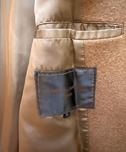 COMME des GARCONS HOMME（コムデギャルソン オム）COMME des GARCONS HOMME (コムデギャルソン オム) ウールコート ブラウン サイズ:Mの古着・服飾アイテム