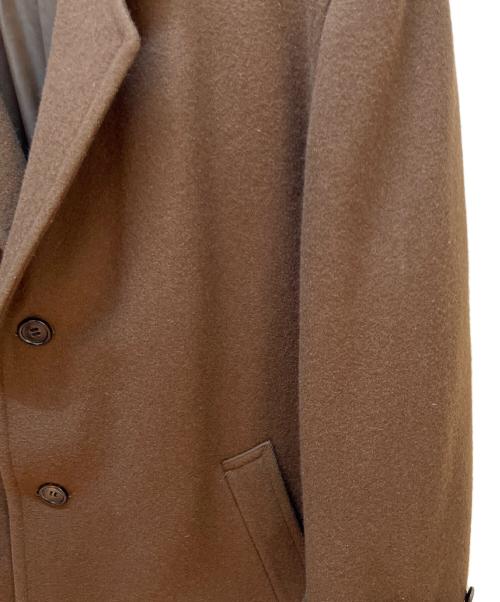 COMME des GARCONS HOMME（コムデギャルソン オム）COMME des GARCONS HOMME (コムデギャルソン オム) ウールコート ブラウン サイズ:Mの古着・服飾アイテム