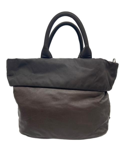 PRADA（プラダ）PRADA (プラダ) ハンドバッグ ブラウンの古着・服飾アイテム