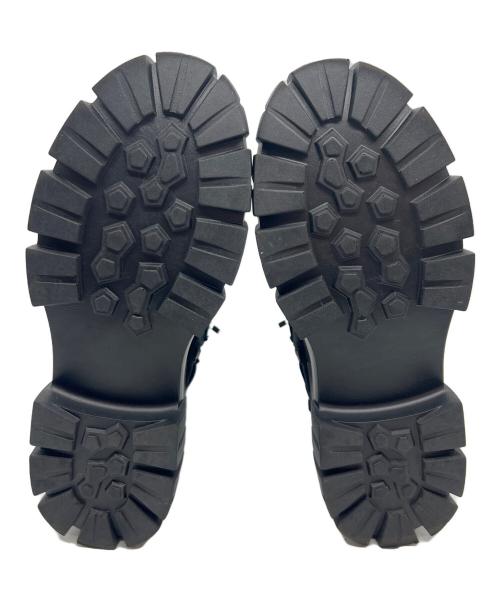 Hysteric Glamour（ヒステリックグラマー）Hysteric Glamour (ヒステリックグラマー) アイレットベルトコンバットスニーカー ブラック サイズ:25の古着・服飾アイテム