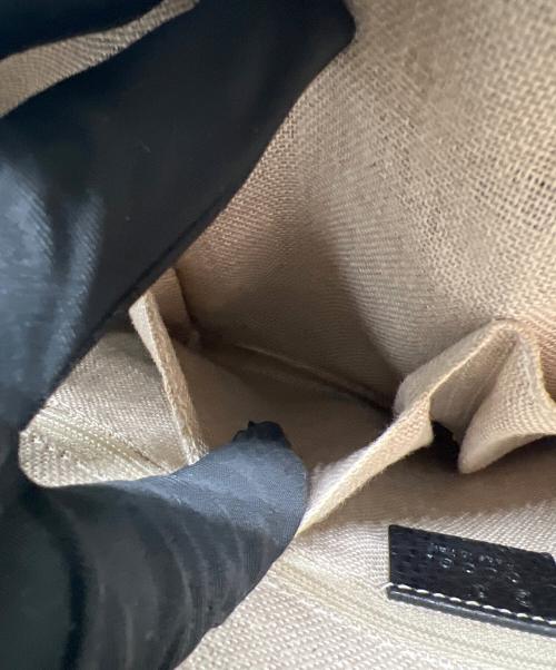 GUCCI（グッチ）GUCCI (グッチ) 2wayハンドバッグ ブラックの古着・服飾アイテム