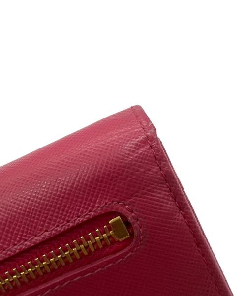 PRADA（プラダ）PRADA (プラダ) サフィアーノリボン長財布 ピンクの古着・服飾アイテム