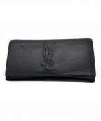 Yves Saint Laurentイヴサンローラン）の古着「2つ折り財布」｜ネイビー