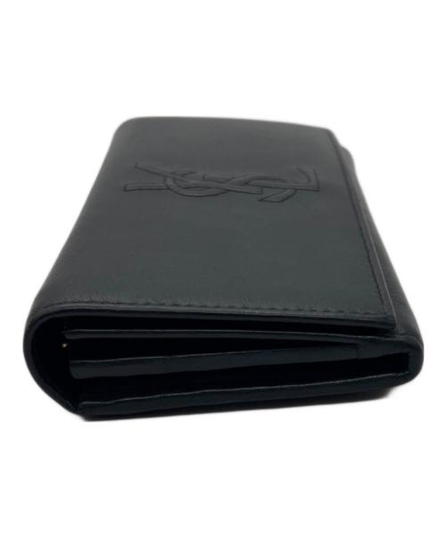 Yves Saint Laurent（イヴサンローラン）Yves Saint Laurent (イヴサンローラン) 2つ折り財布 ネイビーの古着・服飾アイテム