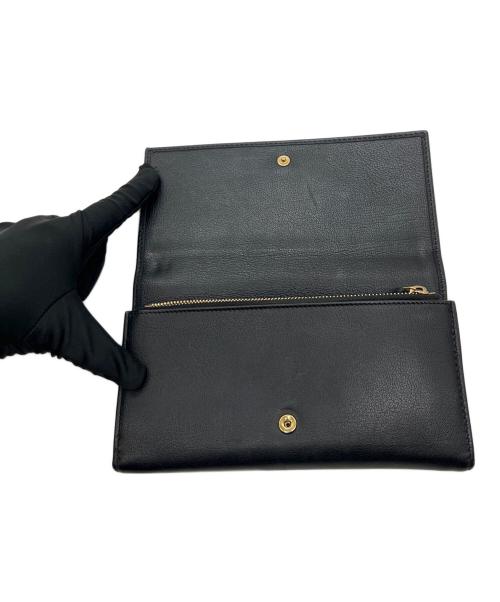 Yves Saint Laurent（イヴサンローラン）Yves Saint Laurent (イヴサンローラン) 2つ折り財布 ネイビーの古着・服飾アイテム