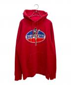 Hysteric Glamour×SUPREMEヒステリックグラマー×シュプリーム）の古着「プルオーバーパーカー」｜レッド