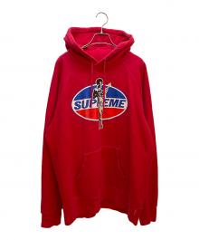 Hysteric Glamour×SUPREME（ヒステリックグラマー×シュプリーム）の古着「プルオーバーパーカー」｜レッド