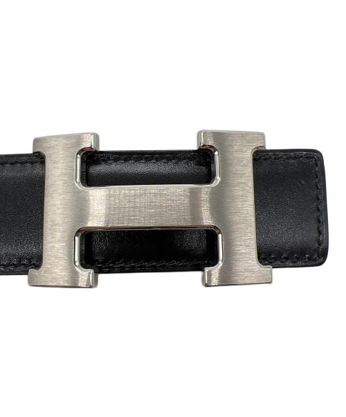 HERMES（エルメス）HERMES (エルメス) レザーベルト ブラックの古着・服飾アイテム