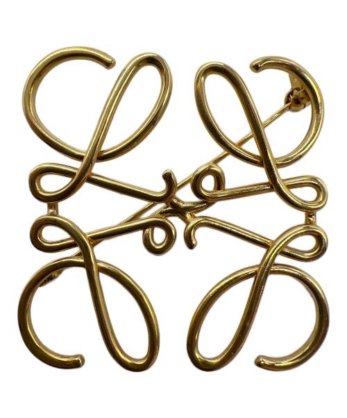 LOEWE（ロエベ）LOEWE (ロエベ) ブローチ ゴールドカラーの古着・服飾アイテム