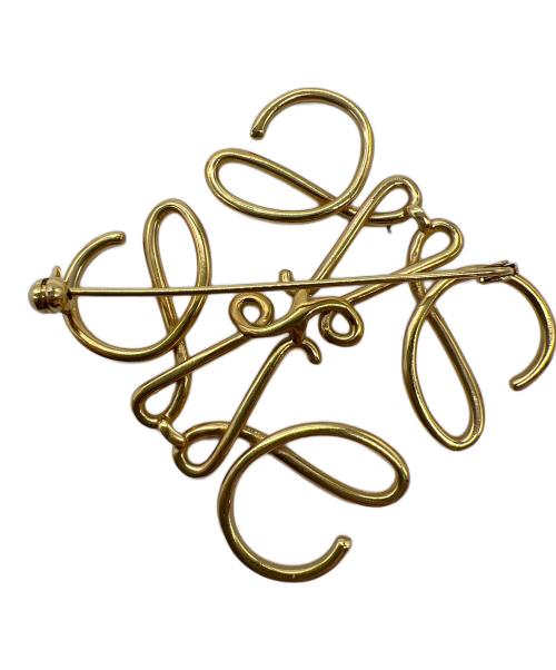 LOEWE（ロエベ）LOEWE (ロエベ) ブローチ ゴールドカラーの古着・服飾アイテム