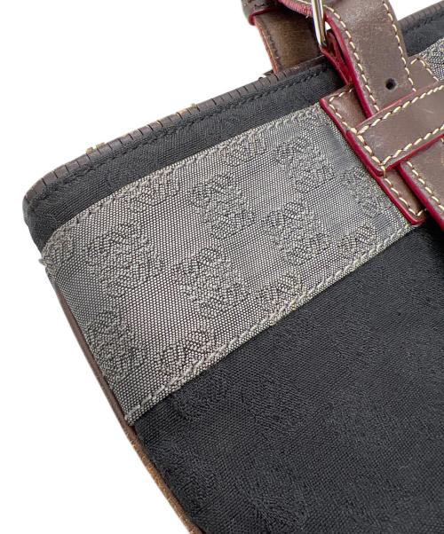 LOEWE（ロエベ）LOEWE (ロエベ) トートバッグ/リピートアナグラム ブラック×グレーの古着・服飾アイテム