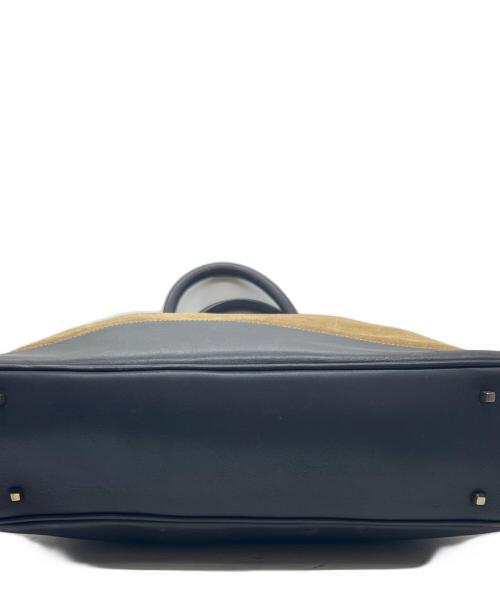 LOEWE（ロエベ）LOEWE (ロエベ) トートバッグ/アナグラム ベージュ×ブラウンの古着・服飾アイテム