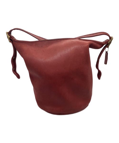 COACH（コーチ）COACH (コーチ) ワンショルダーバッグ レッドの古着・服飾アイテム