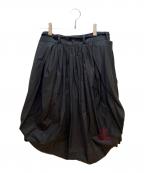 Vivienne Westwood RED LABELヴィヴィアンウエストウッドレッドレーベル）の古着「ロゴ刺繍スカート」｜ブラック