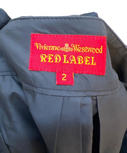 Vivienne Westwood RED LABEL（ヴィヴィアンウエストウッドレッドレーベル）Vivienne Westwood RED LABEL (ヴィヴィアンウエストウッドレッドレーベル) ロゴ刺繍スカート ブラック サイズ:2の古着・服飾アイテム