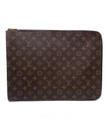 LOUIS VUITTON（ルイ ヴィトン）の古着「クラッチバッグ/モノグラム・ポッシュ・ドキュマン」｜ブラウン