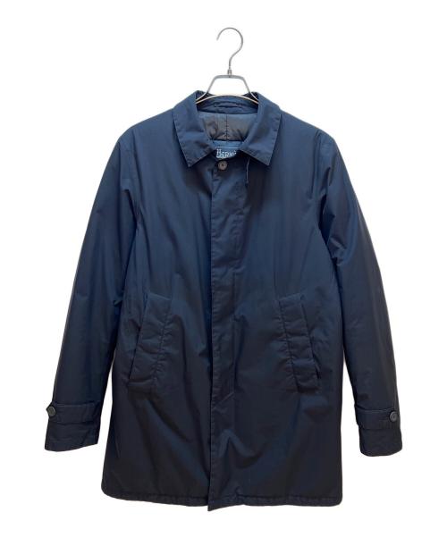 HERNO（ヘルノ）HERNO (ヘルノ) ステンカラーダウンコート ネイビー サイズ:50の古着・服飾アイテム