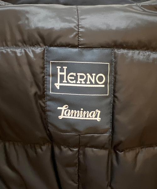 HERNO（ヘルノ）HERNO (ヘルノ) ステンカラーダウンコート ネイビー サイズ:50の古着・服飾アイテム