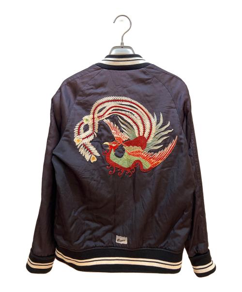 Onitsuka Tiger（オニツカタイガー）Onitsuka Tiger (オニツカタイガー) スカジャン ネイビー サイズ:Sの古着・服飾アイテム