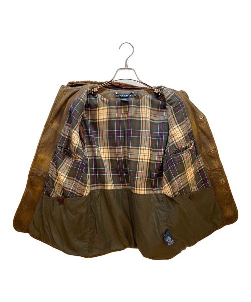 RALPH LAUREN（ラルフローレン）RALPH LAUREN (ラルフローレン) ハンティングレザ-ジャケット ブラウン サイズ:Sの古着・服飾アイテム