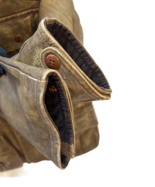 RALPH LAUREN（ラルフローレン）RALPH LAUREN (ラルフローレン) ハンティングレザ-ジャケット ブラウン サイズ:Sの古着・服飾アイテム