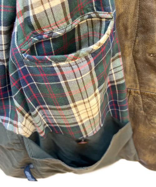 RALPH LAUREN（ラルフローレン）RALPH LAUREN (ラルフローレン) ハンティングレザ-ジャケット ブラウン サイズ:Sの古着・服飾アイテム