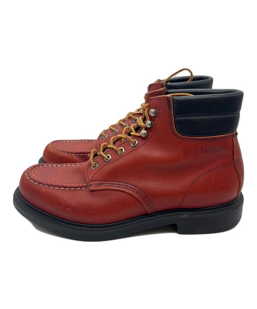 RED WING（レッドウィング）RED WING (レッドウィング) ワーフブーツ レッド サイズ:28の古着・服飾アイテム