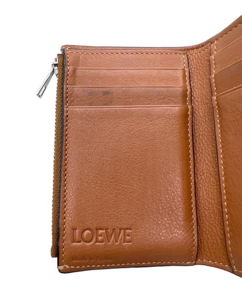LOEWE（ロエベ）LOEWE (ロエベ) 3つ折り財布 ネイビーの古着・服飾アイテム