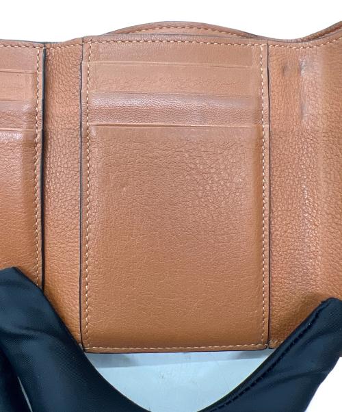 LOEWE（ロエベ）LOEWE (ロエベ) 3つ折り財布 ネイビーの古着・服飾アイテム