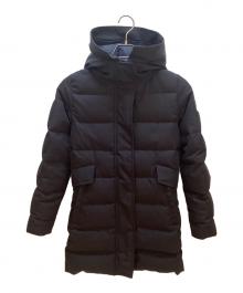 Pyrenex（ピレネックス）の古着「BORDEAUX FUR ダウンジャケット」｜ネイビー