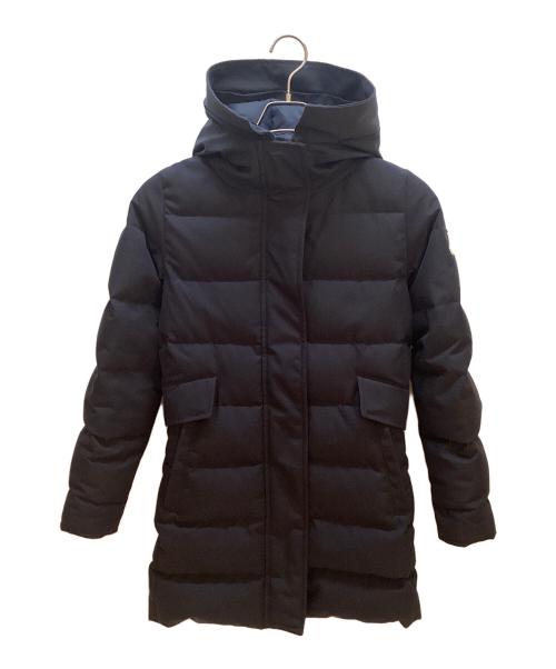 Pyrenex（ピレネックス）Pyrenex (ピレネックス) BORDEAUX FUR ダウンジャケット ネイビー サイズ:34の古着・服飾アイテム