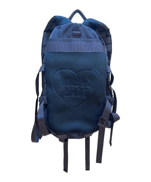 HUMAN MADE（ヒューマンメイド）HUMAN MADE (ヒューマンメイド) リュック ネイビー×オレンジ×レッドの古着・服飾アイテム