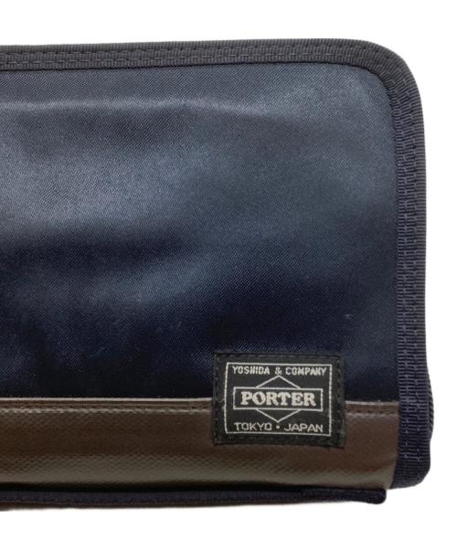 PORTER（ポーター）PORTER (ポーター) トラベルウォレット ネイビーの古着・服飾アイテム