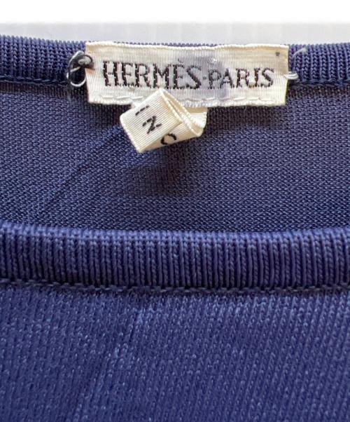 HERMES（エルメス）HERMES (エルメス) Tシャツ ネイビー サイズ:MEの古着・服飾アイテム