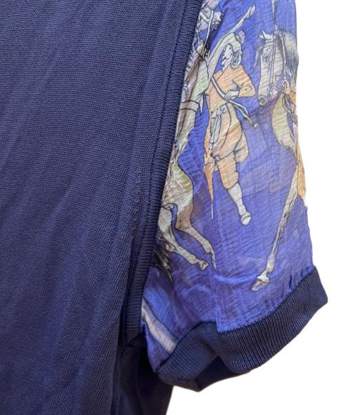 HERMES（エルメス）HERMES (エルメス) Tシャツ ネイビー サイズ:MEの古着・服飾アイテム