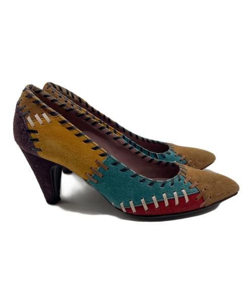 MIU MIU（ミュウミュウ）MIU MIU (ミュウミュウ) ヒールパンプス マルチカラー サイズ:36の古着・服飾アイテム