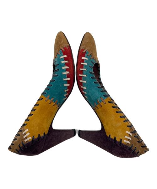 MIU MIU（ミュウミュウ）MIU MIU (ミュウミュウ) ヒールパンプス マルチカラー サイズ:36の古着・服飾アイテム