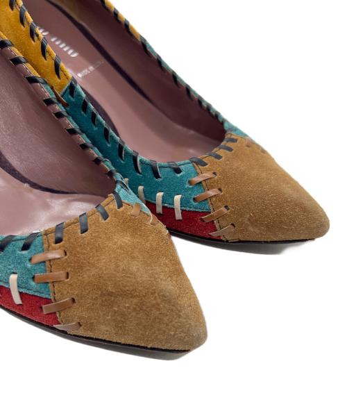 MIU MIU（ミュウミュウ）MIU MIU (ミュウミュウ) ヒールパンプス マルチカラー サイズ:36の古着・服飾アイテム