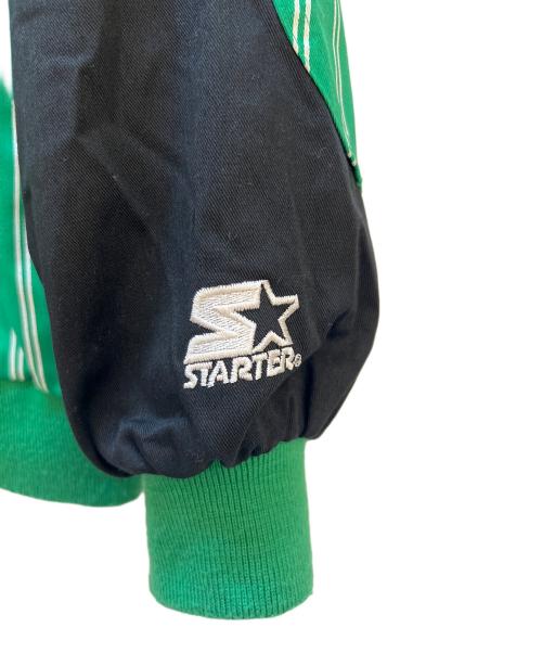 STARTER（スターター）STARTER (スターター) スタジャン グリーン×ブラック サイズ:Mの古着・服飾アイテム