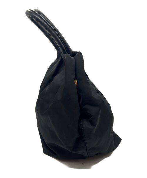 PRADA（プラダ）PRADA (プラダ) リボンハンドバッグ ブラックの古着・服飾アイテム