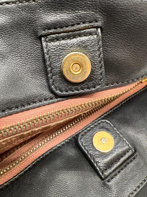 PRADA（プラダ）PRADA (プラダ) リボンハンドバッグ ブラックの古着・服飾アイテム