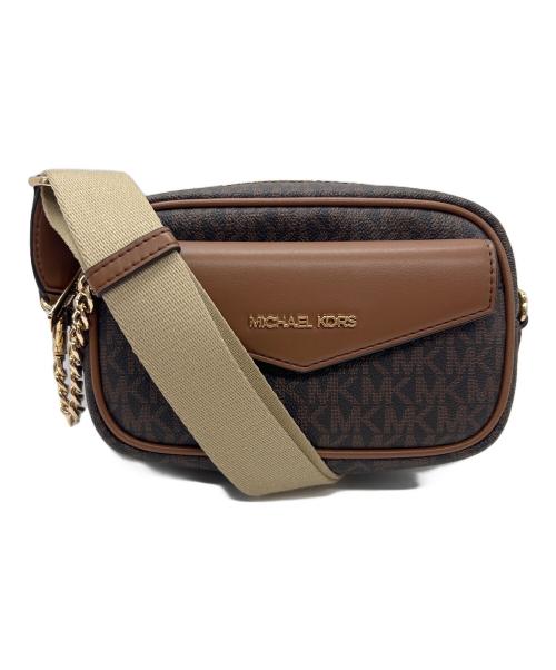 MICHAEL KORS（マイケル・コース）MICHAEL KORS (マイケル・コース) ショルダーバッグ ブラウンの古着・服飾アイテム