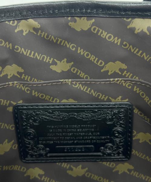 HUNTING WORLD（ハンティングワールド）HUNTING WORLD (ハンティングワールド) ハンドバッグ ブラックの古着・服飾アイテム