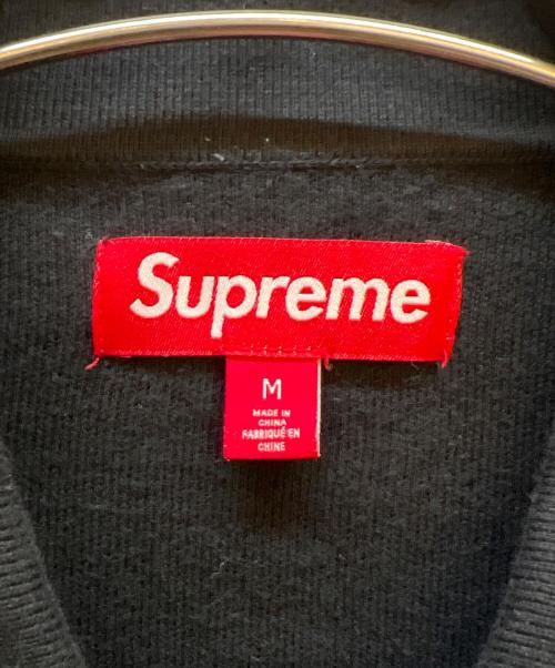SUPREME（シュプリーム）SUPREME (シュプリーム) PIPING ZIP UP POLO ブラック サイズ:Mの古着・服飾アイテム