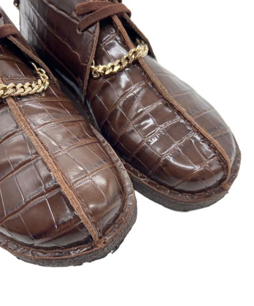 CLARKS（クラークス）CLARKS (クラークス) Martin Rose (マーティンローズ) SUPREME (シュプリーム) シューズ ブラウン サイズ:26.5の古着・服飾アイテム